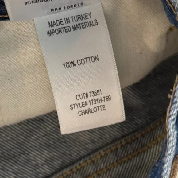 Citizens of Humanity Revolve NEW Charlotte High Rise Straight Jeans size 26 - Picture 11 of 11